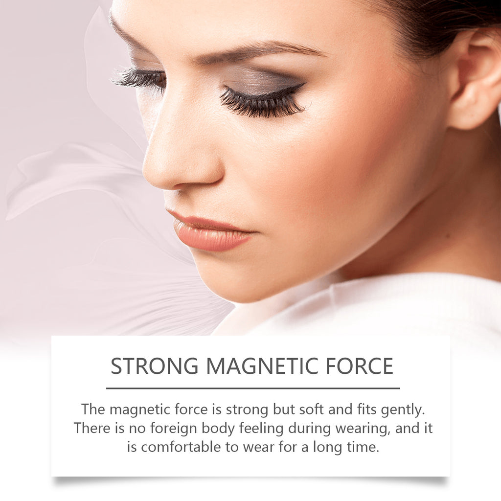 Magnetic False Eyelashes – No Glue