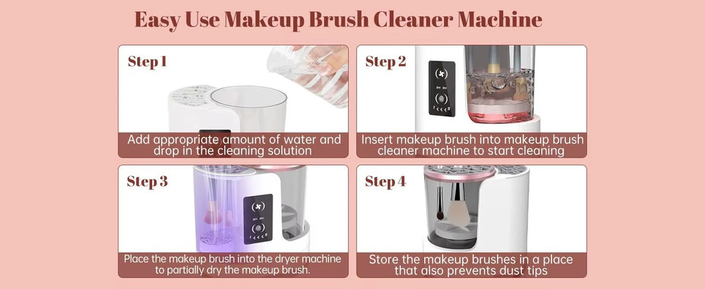 Rechargeable Makeup Brush Cleaner