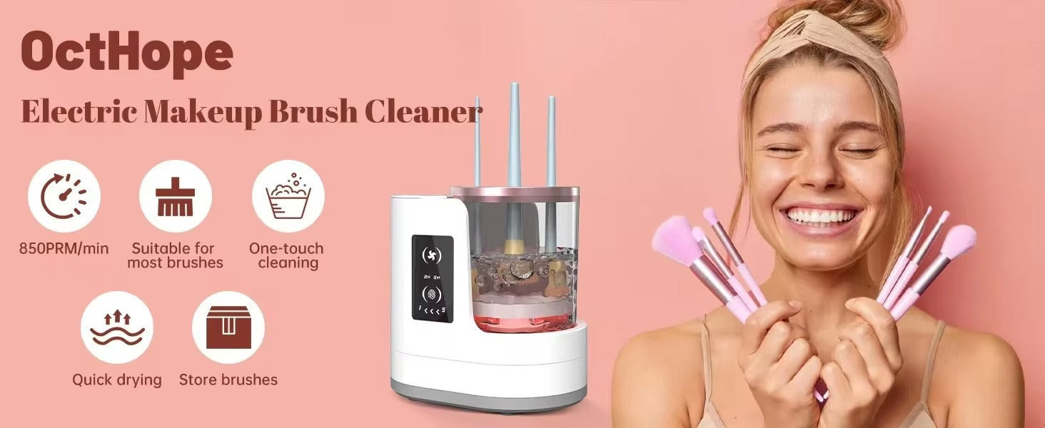 Rechargeable Makeup Brush Cleaner
