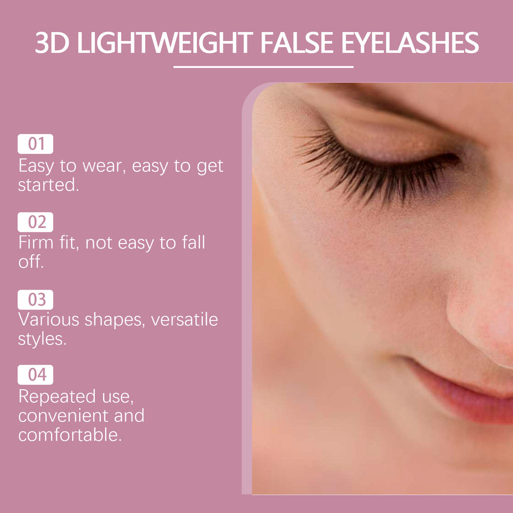 Magnetic False Eyelashes – No Glue