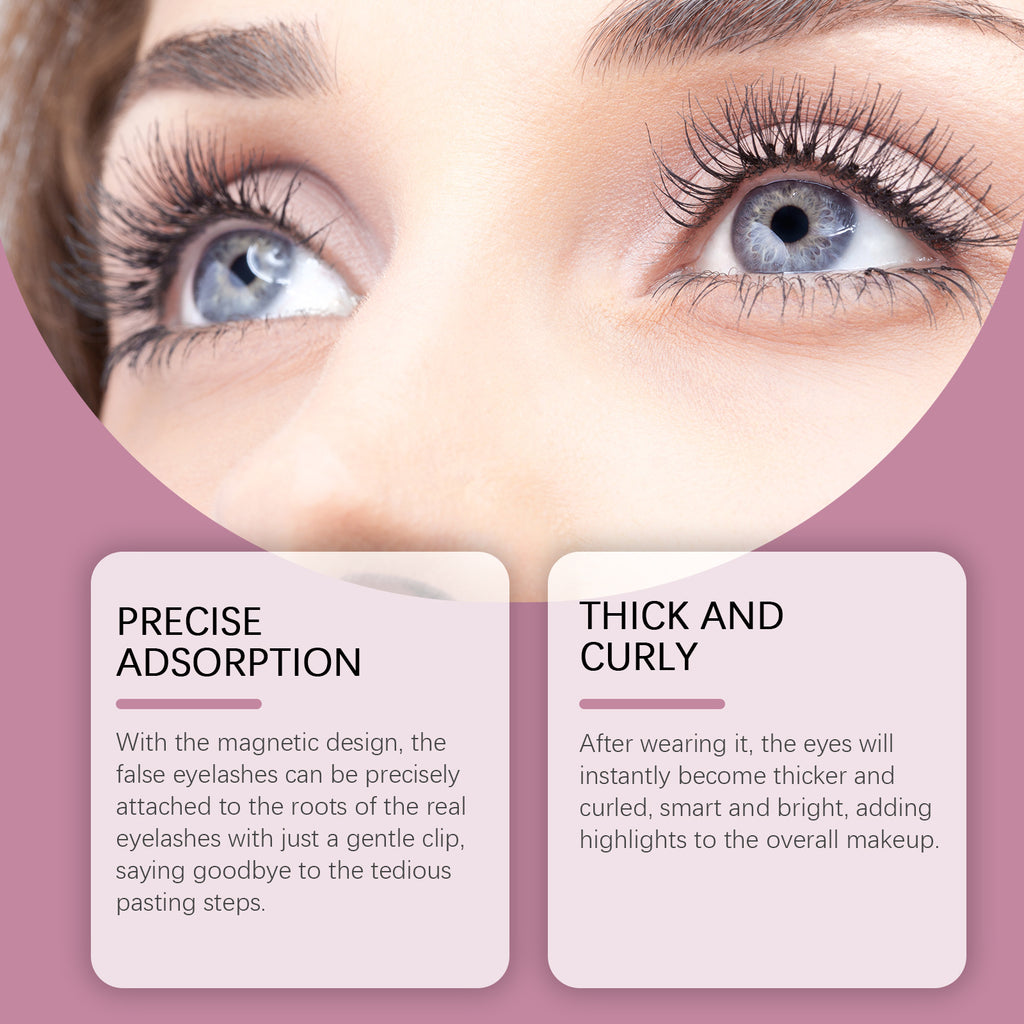 Magnetic False Eyelashes – No Glue