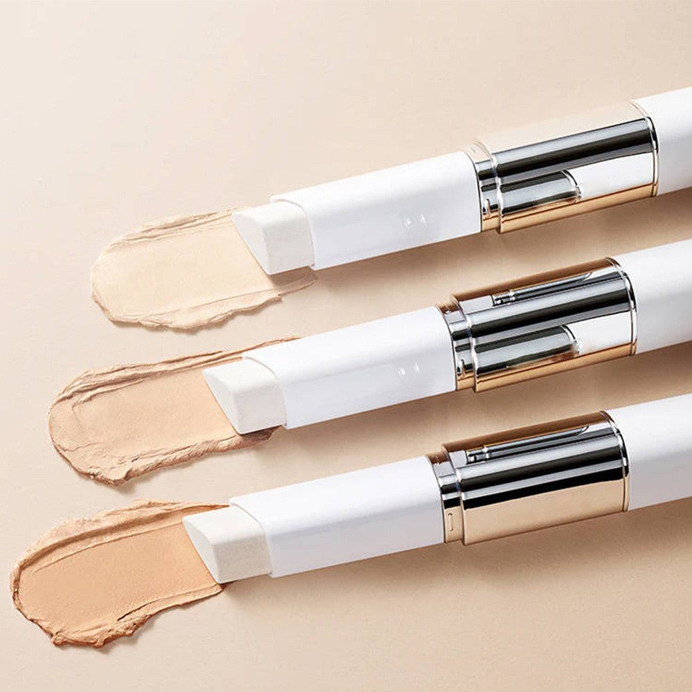 Double‑Head Foundation Stick with Brush